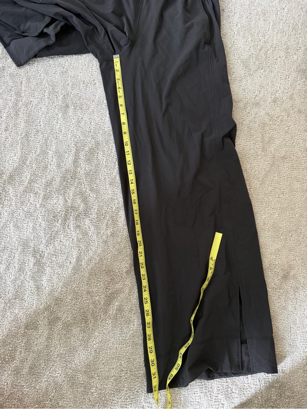Lululemon Stretch Woven Wide-Leg High-Rise Pant in Black Size Large Track Pants - Picture 16 of 16